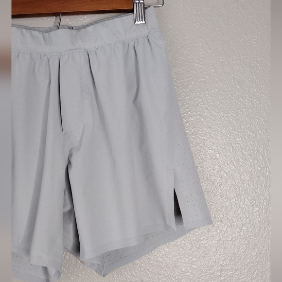 Ten Thousand Distance Short Gray Elastic Waistband Workout Athletic Shorts Sz XS - Picture 6 of 14